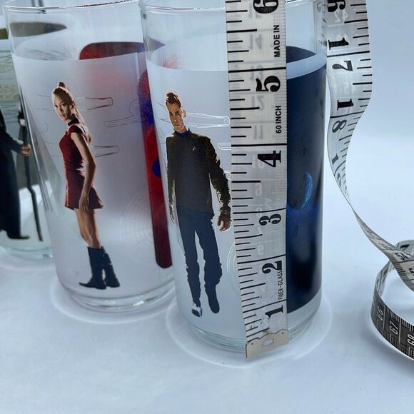 Set of 4 Star Trek glasses , Paramount promotional, Burger King 2008. - Picture 6 of 8
